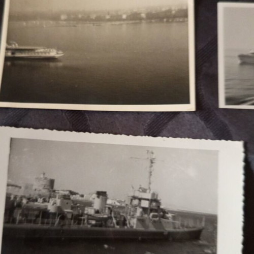 Old photos of ships used, set of six