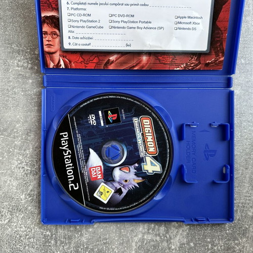 Digimon 4 Digital Monsters PlayStation 2 game used