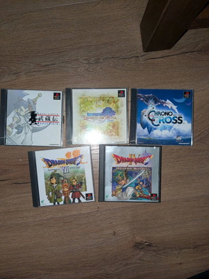 Колекция от 5 употребявани японски RPG за PlayStation 1