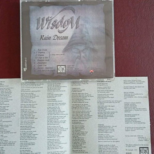 Wisdom Rain Dream CD like new, Greek Epic Power Metal