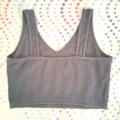 Vintage crop top black size L like new
