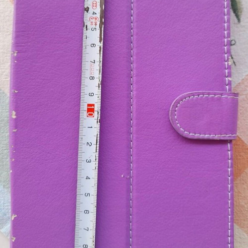 Universal book case for 7-8 inch tablet, purple