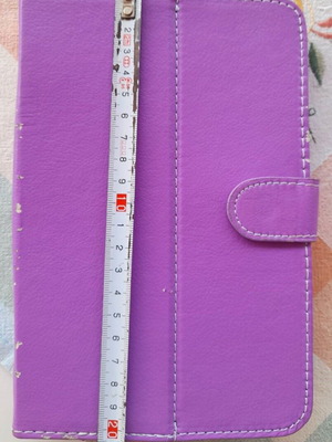Universal book case for 7-8 inch tablet, purple