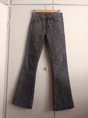 Flare jeans Stradivarius grey size 32 like new