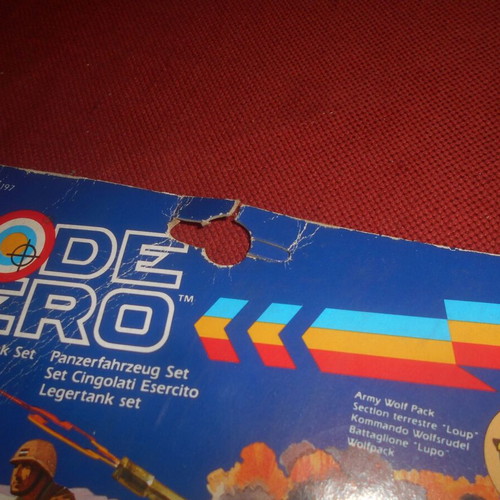 Code Zero Army Tank Set Mattel 1989 used