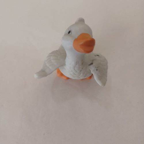 Ceramic decorative duck used, height 8 cm