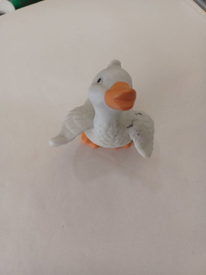 Ceramic decorative duck used, height 8 cm