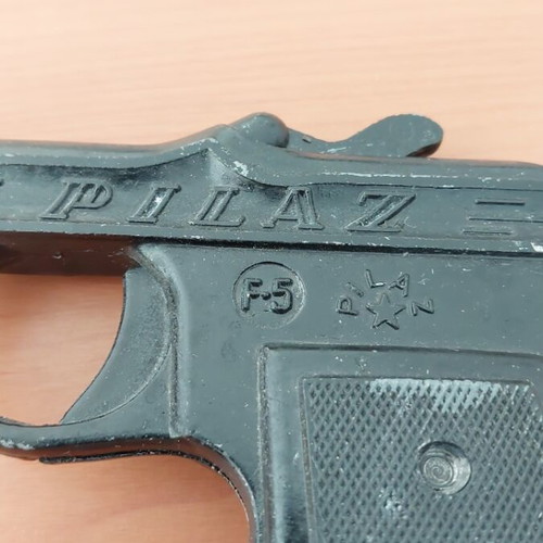 Pilaz F5 metal toy gun like new, made in Greece