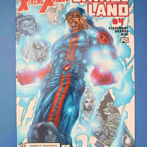 X-Treme X-Men Savage Land 4 comic book used, English