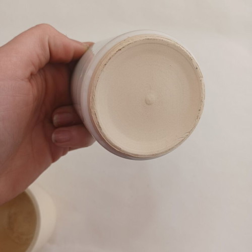 Small ceramic flowerpot like new, diameter 6.5 cm, height 6 cm