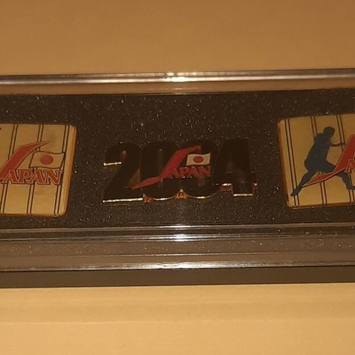 Olympic Games Athens 2004 Samurai Japan 3 Pins Set limited edition new