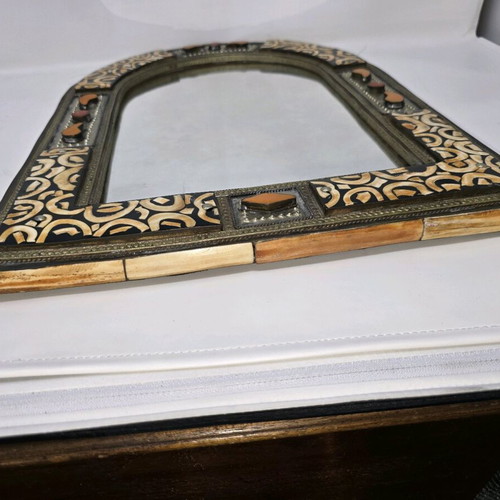 Handmade decorative mirror with inlay decoration like new