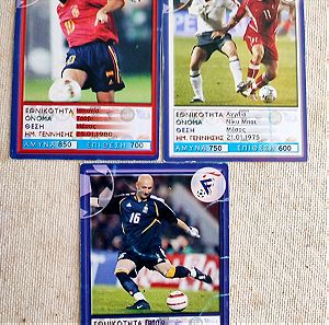 3 κάρτες Euro 2004