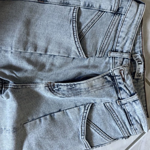 Women's jeans like new, size M / 38, gray and blue