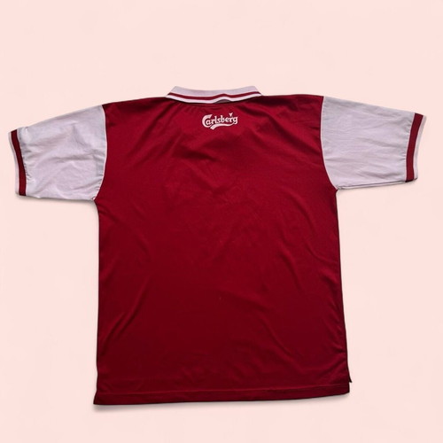 Euro 2000 Carlsberg sponsor football jersey red men's XL retro like new
