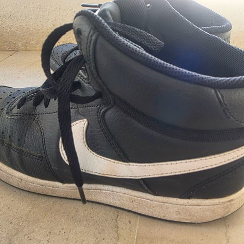 Nike Court Vision High sneakers very good condition, black and white, size 42