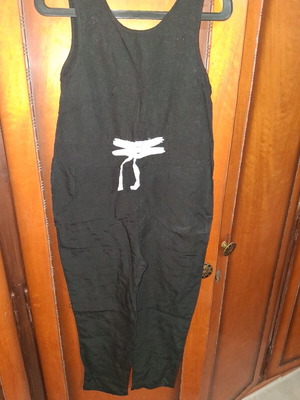 Zara kids jumpsuit like new, black 128 cm for 8 years old
