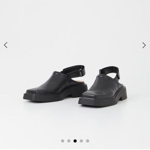 Vagabond Eyra Slingback Sandals New Black Size 38