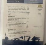 Bach CD like new, classical music