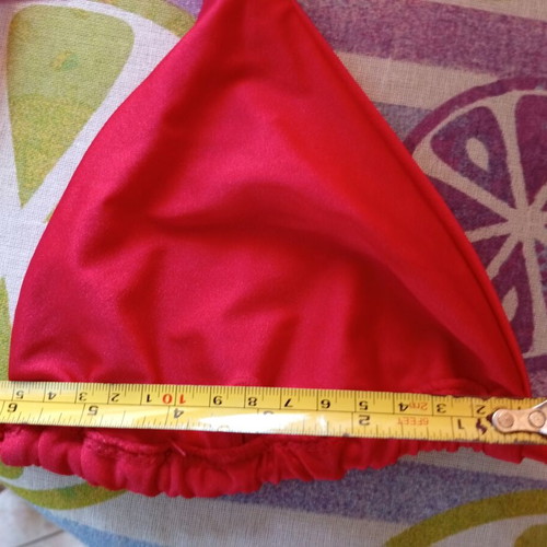 Red bikini size M like new