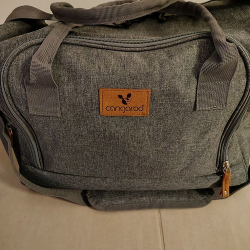 Changing bag like new, gray color
