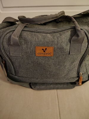 Changing bag like new, gray color