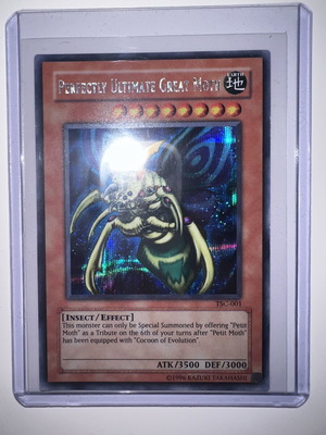Perfectly Ultimate Great Moth card used, very good condition
