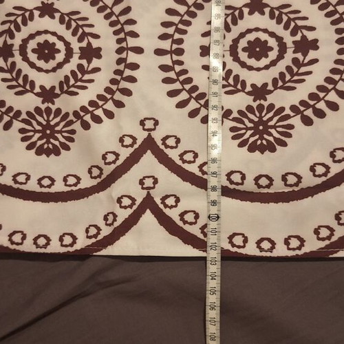 Summer set with wide pants and strapless top in white and brown, new