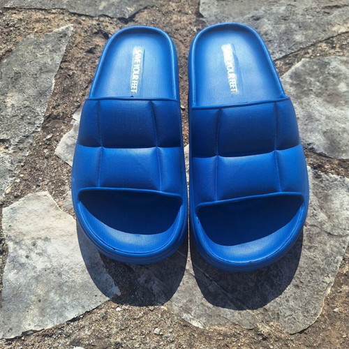 SaveYourFeet Anatomical Blue Sandals New