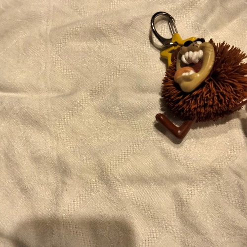 Vintage Looney Tunes Taz Keychain like new