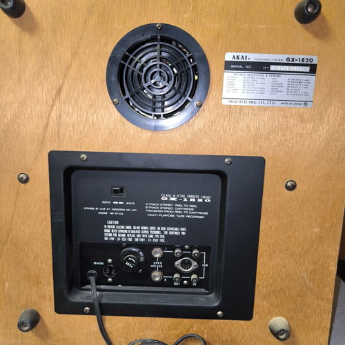 Akai GX-1820 Vintage Reel to Reel and 8-Track Player Used
