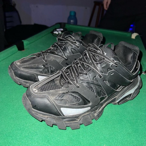 Balenciaga Tracks led used black sneakers size 42