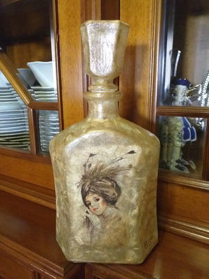Hand-painted bottle new