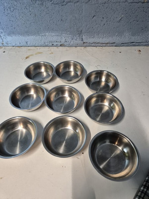 Stainless Steel Bowls set of 9 like new
