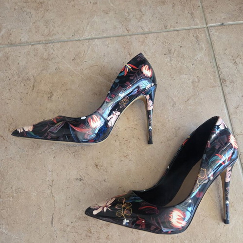 Aldo Stessy Floral Pumps New, Pointed Toe Stiletto Heels