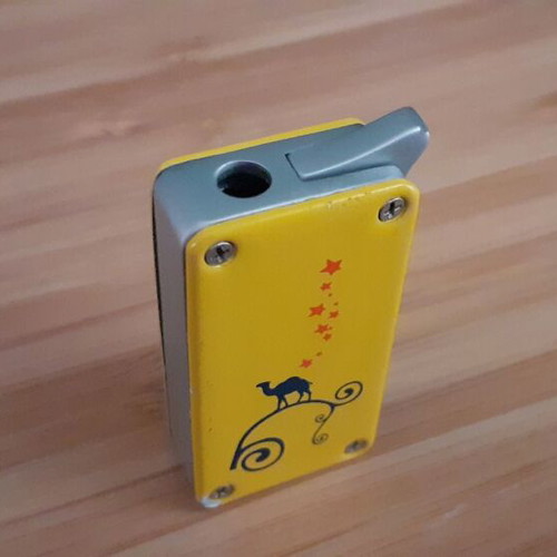 Camel gas lighter used, full metal, functional