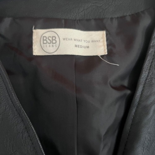 Bsb mini leather dress like new, black, size M