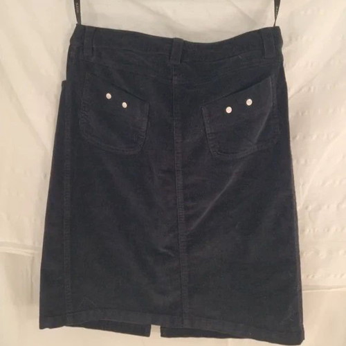 Black velvet pencil skirt like new, size M/L