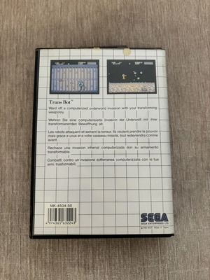 Transbot Sega Master System game used