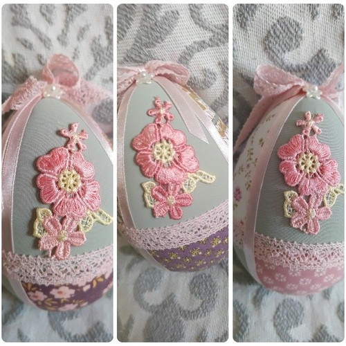 Set of 3 Easter eggs veraman like new, 10cm height