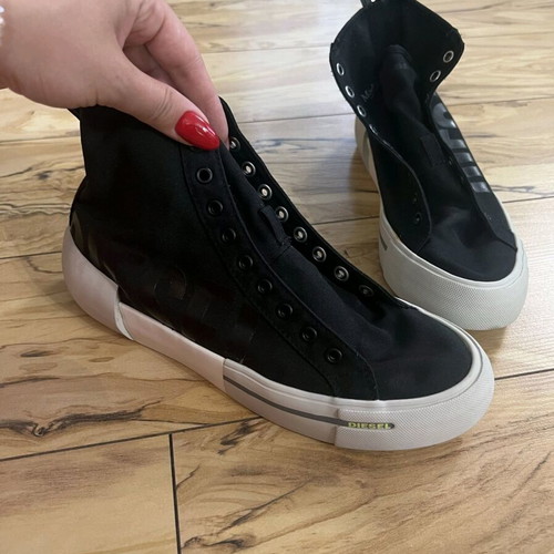 Diesel women's sneakers like new, size 39, black