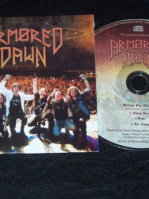 Armored Dawn Power of Warrior Promo CD new, rare metal