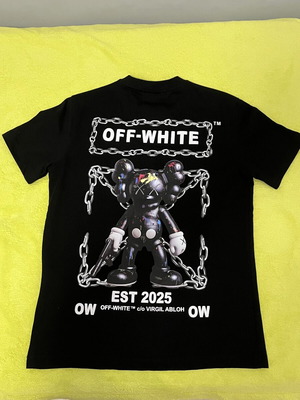 Off-White Black T-shirt new with graphic print