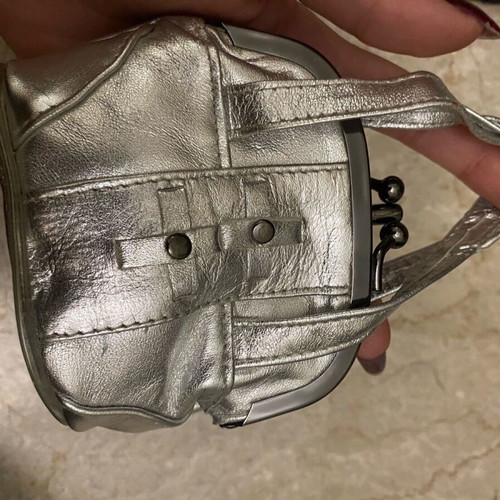 Wallet bag like new, silver