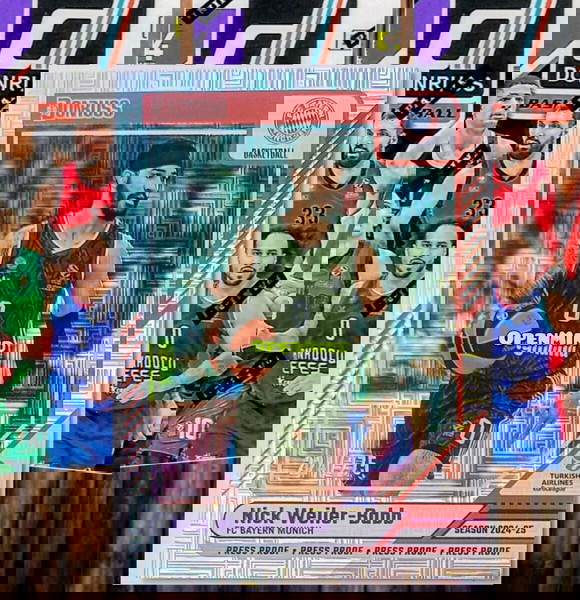 WEILER-BABB - PRESS PROOF /275 - BAYERN MUNICH - DONRUSS EUROLEAGUE 2024-25