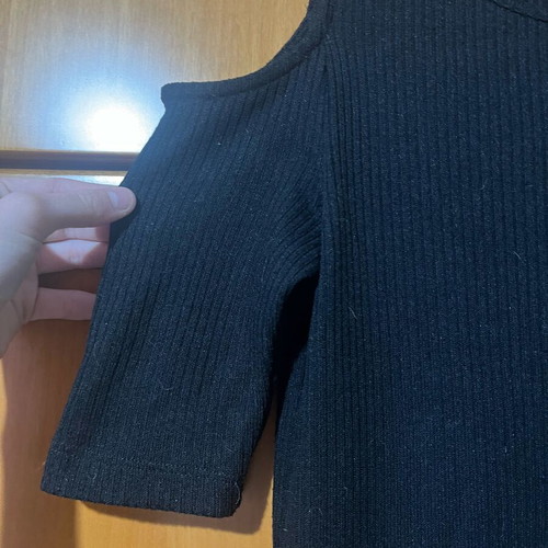 Black Calliope dress L with cut-out shoulders like new