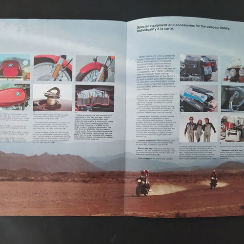 BMW R45/R65 1979 motorcycle advertising brochure used