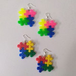 Puzzle handmade earrings new