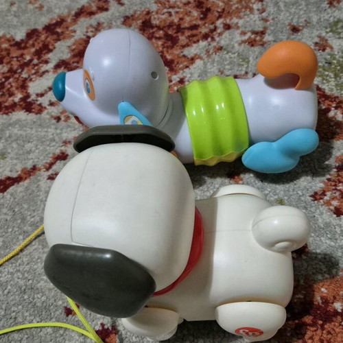 Σκυλάκια Fisher Price και Baby Clementoni σαν καινούργια