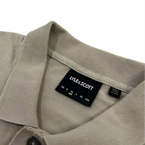 Lyle & Scott men's polo shirt like new, beige, size M